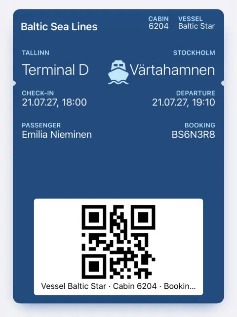 Ferry Ticket